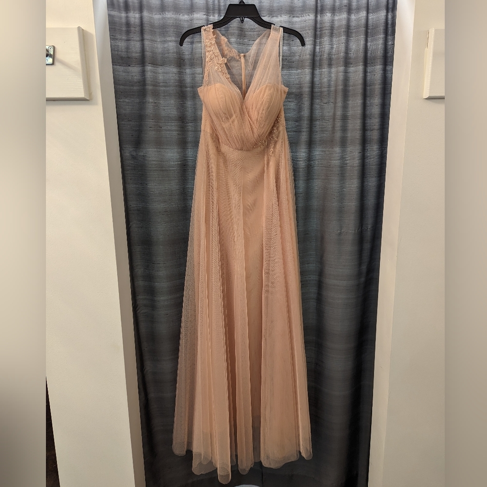 Jenny Yoo, Size 10, soft tulle in cameo pink